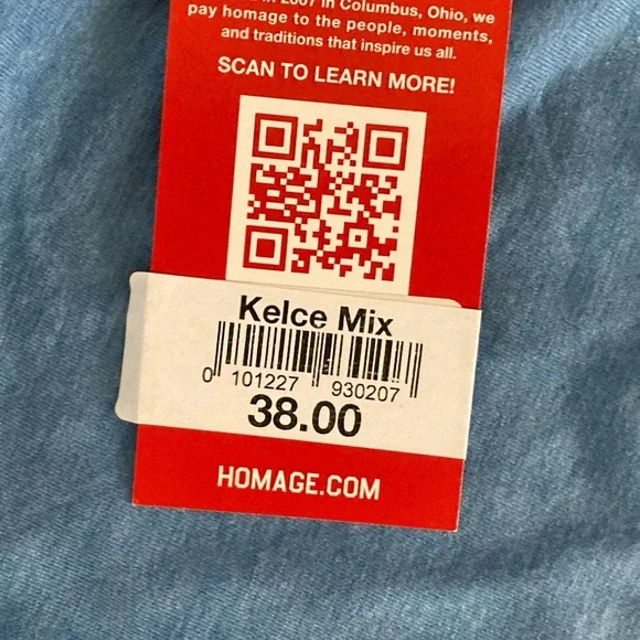 HOMAGE Light Blue Travis Kelce and Jason Kelce cereal mix shirt size XL - Picture 2 of 3